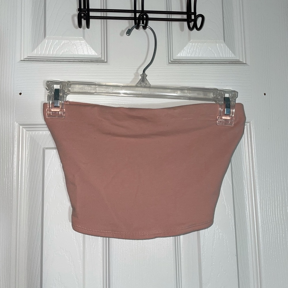 Pink H&M tube top